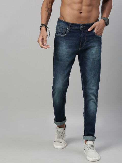 

Roadster Men Blue Regular Fit Mid-Rise Clean Look Jeans