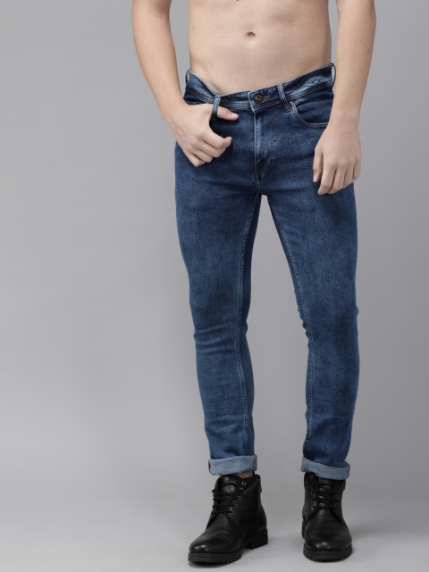 

Roadster Men Blue Regular Fit Mid-Rise Clean Look Stretchable Jeans