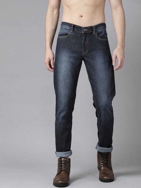

Roadster Men Navy Blue Slim Fit Mid-Rise Clean Look Stretchable Jeans