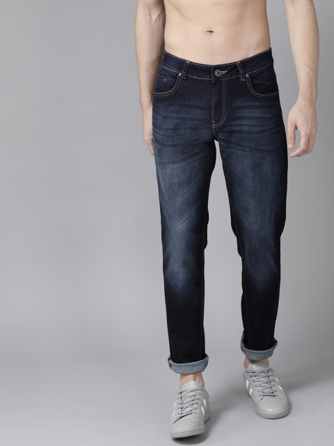 

Roadster Men Navy Blue Slim Fit Mid-Rise Clean Look Stretchable Jeans