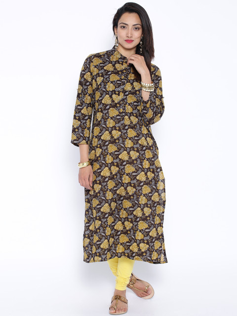 

Vishudh Brown Printed Kurta