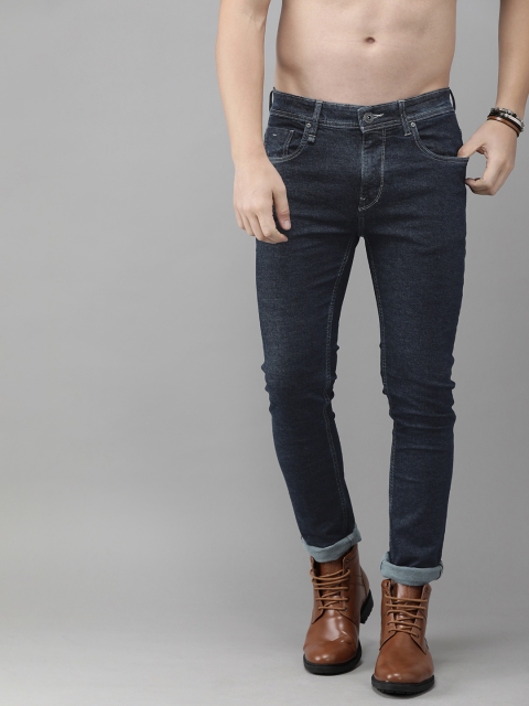 

Roadster Men Blue Skinny Fit Mid-Rise Clean Look Jeans