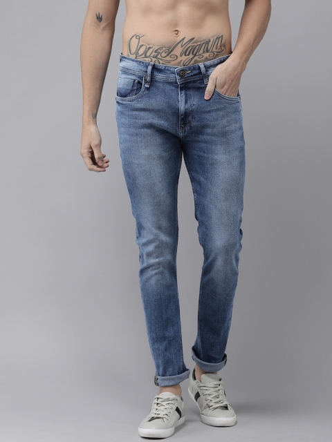 

Roadster Men Blue Regular Fit Mid-Rise Clean Look Stretchable Jeans