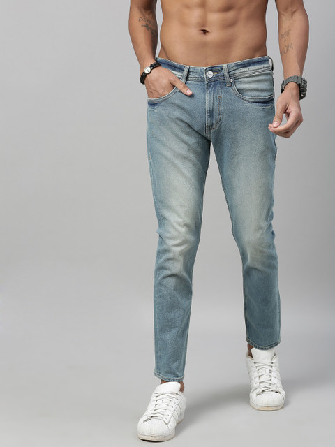 

Roadster Men Blue Skinny Fit Mid-Rise Clean Look Stretchable Jeans