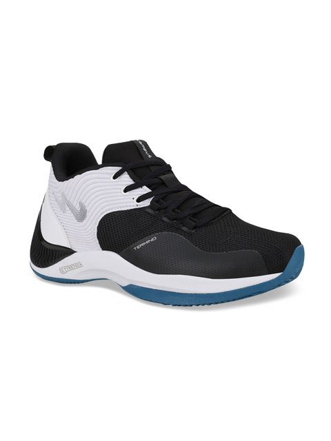 

Campus Men Black Mesh Running Shoes