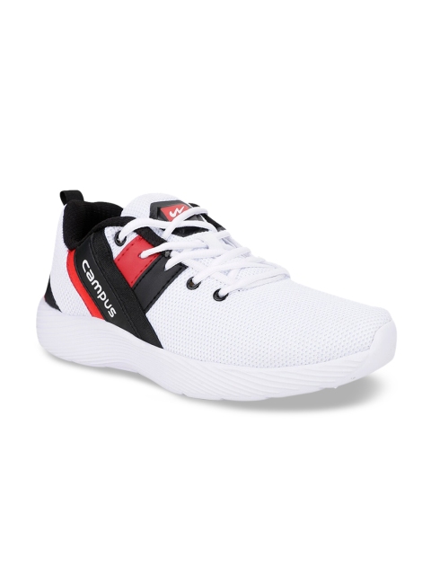 

Campus Men White Mesh Running Shoes
