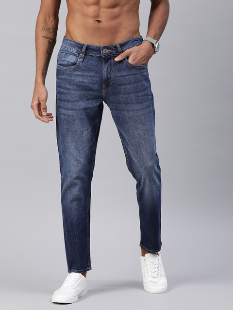 

Roadster Men Blue Slim Tapered Fit Mid-Rise Clean Look Stretchable Jeans