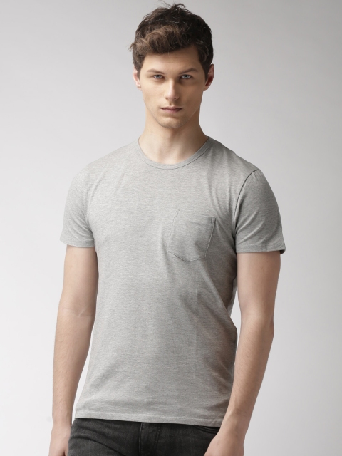 

SELECTED Grey Melange T-shirt