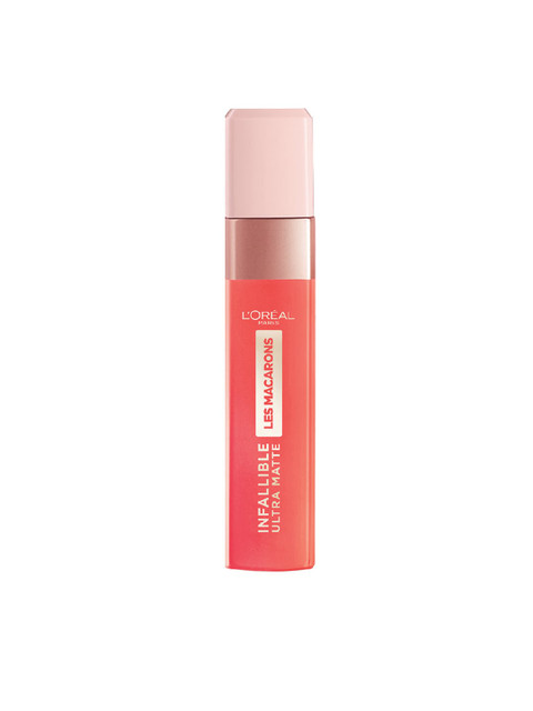 

LOreal Paris Infallible Ultra Matte Les Macarons Guava Gush Liquid Lipstick 824, Coral