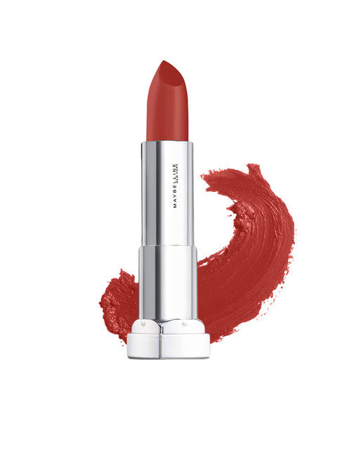 

Maybelline New York Color Sensational Satin Lipstick- Chillionaire 518, Red