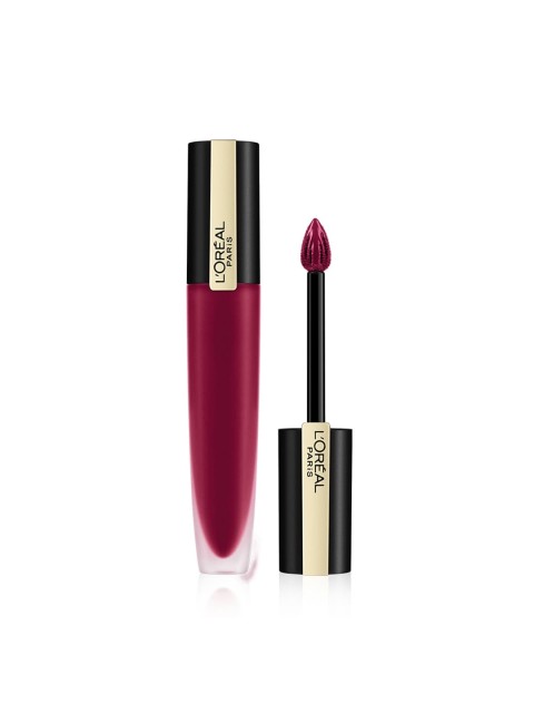 

LOreal Paris Rouge Signature Matte Liquid Lipstick-Discovered 141, Burgundy