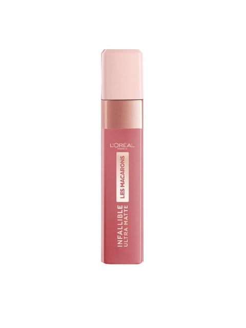 

L'Oreal Paris Infallible Ultra Matte Liquid Les Macarons Lipstick Mon Caramel 822 5 ml, Pink