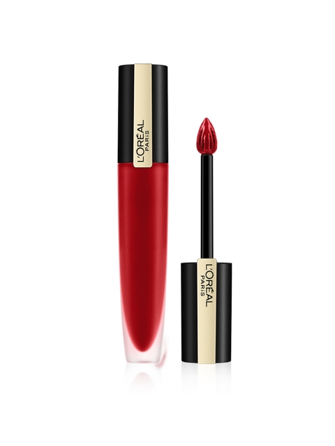 

LOreal Paris Rouge Signature Matte Liquid Lipstick - Armored 136, Red