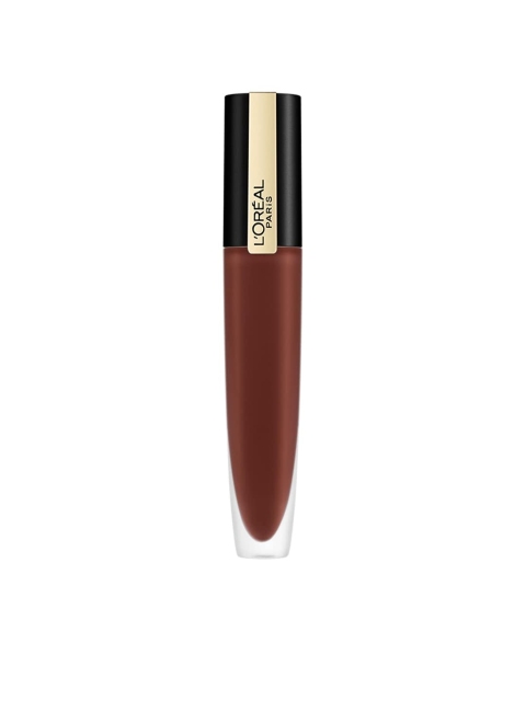 

L'Oreal Paris Rouge Signature Matte Liquid Lipstick - 126 I Play 7 ml, Brown