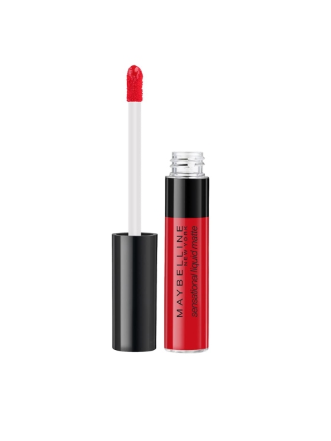 

Maybelline New York Sensational Liquid Matte Lipstick - To The Fullest 01 7ml, Red