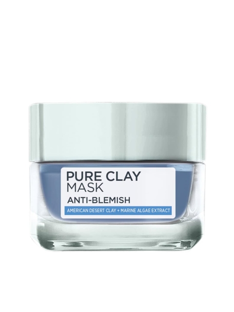 

LOreal Paris Pure Clay Anti-Blemish Face Mask 50 g, Blue