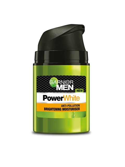 

Garnier Men PowerWhite Anti-Pollution Brightening Moisturiser 50 g, Black