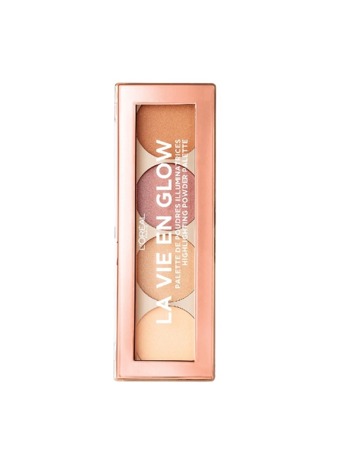 

L'Oreal Paris La Vie En Glow Highlighter - Warm Glow, Rose gold