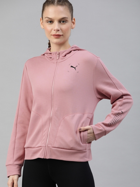 

Puma Women Pink Solid Nu-tility Sporty Jacket