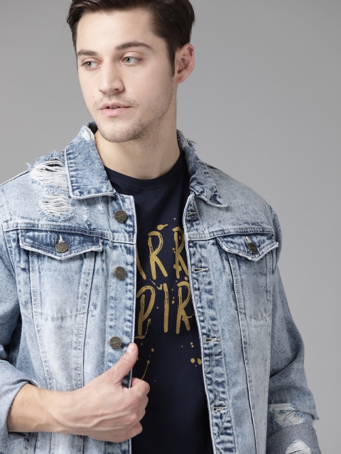 myntra denim jacket men