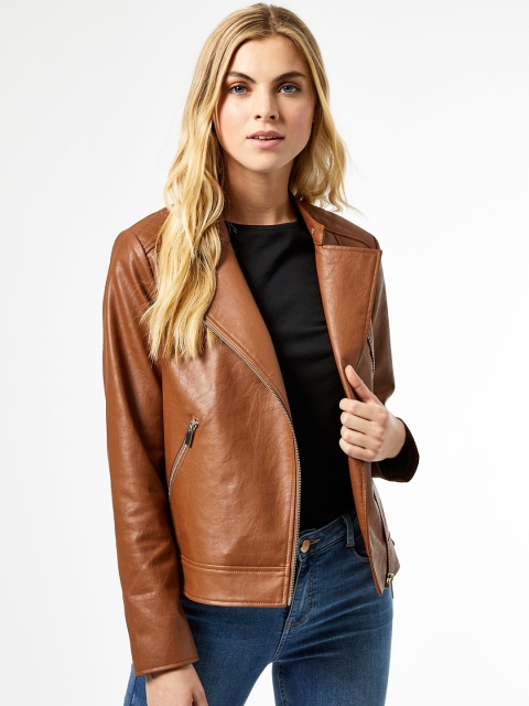 

DOROTHY PERKINS Women Brown Solid Tailored Jacket