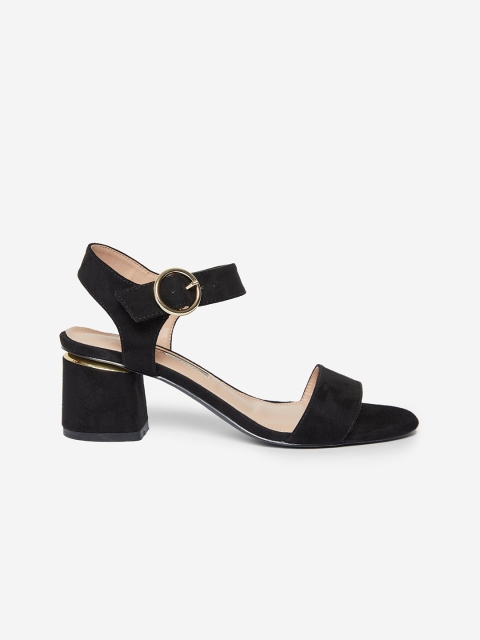 

DOROTHY PERKINS Women Black Solid Block Heels
