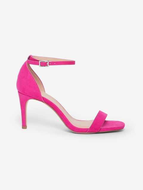 

DOROTHY PERKINS Women Fuchsia Solid Wide Fit Hells