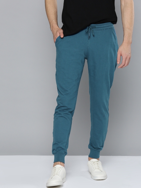 

Mast & Harbour Men Blue Solid Joggers