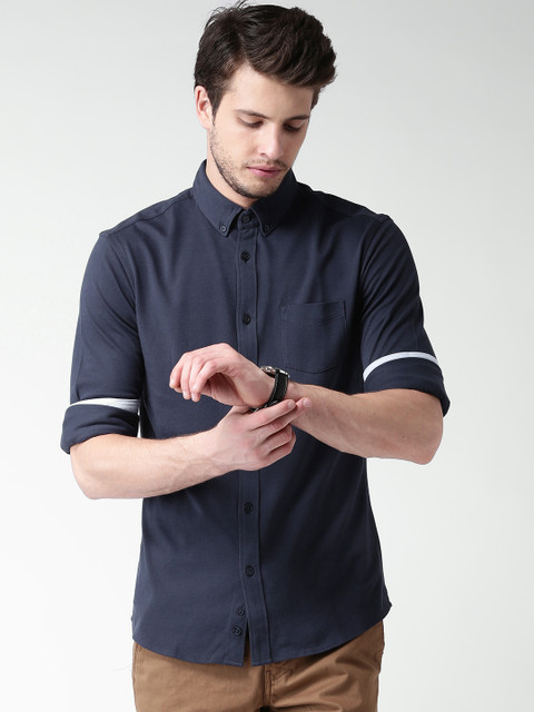 

Celio Navy Casual Shirt, Navy blue