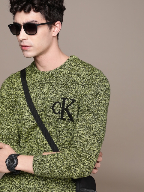 

Calvin Klein Jeans Men Green Pullover Sweater