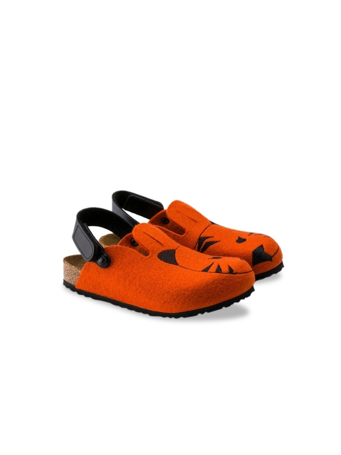 

Birkenstock Boys Orange Printed Narrow Width Zimba Clogs