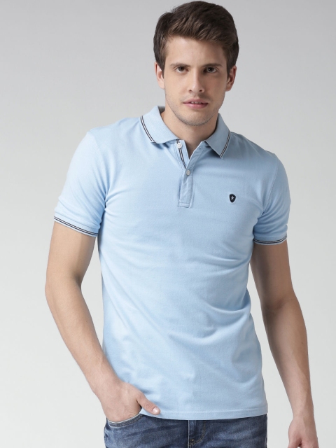 Celio Powder Blue Polo T-shirt available at myntra for Rs.779
