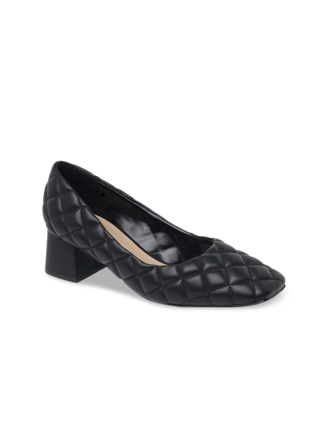 

CHARLES & KEITH Women Black Woven Design Pumps