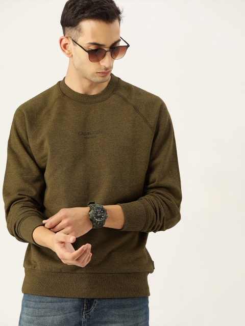 

Calvin Klein Jeans Men Brown Solid Sweatshirt