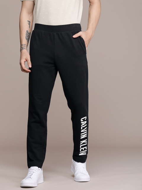 

Calvin Klein Jeans Men Black & White Printed Track Pants