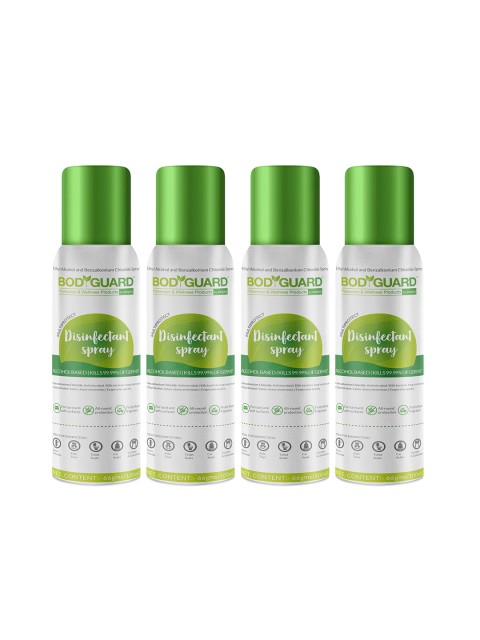

BOD GUARD Pack of 4 Multipurpose Disinfectant Sanitizers, Green