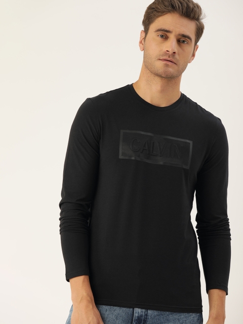 

Calvin Klein Jeans Men Black Printed Round Neck T-shirt