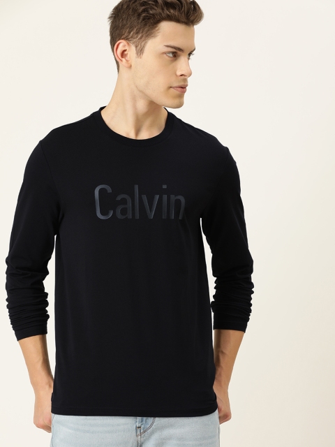 

Calvin Klein Jeans Men Black Printed Round Neck T-shirt