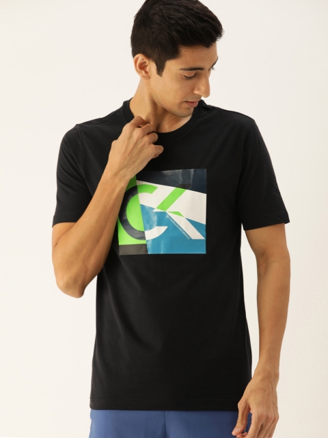 

Calvin Klein Jeans Men Black Printed Round Neck T-shirt