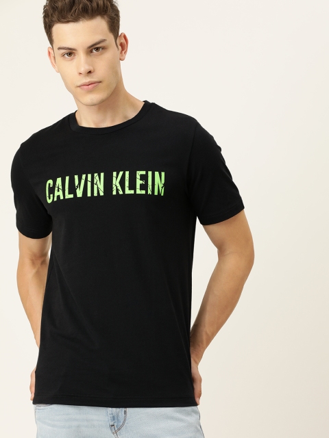 

Calvin Klein Jeans Men Black Printed Round Neck T-shirt