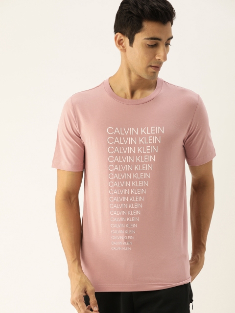 

Calvin Klein Jeans Men Pink Printed Round Neck T-shirt