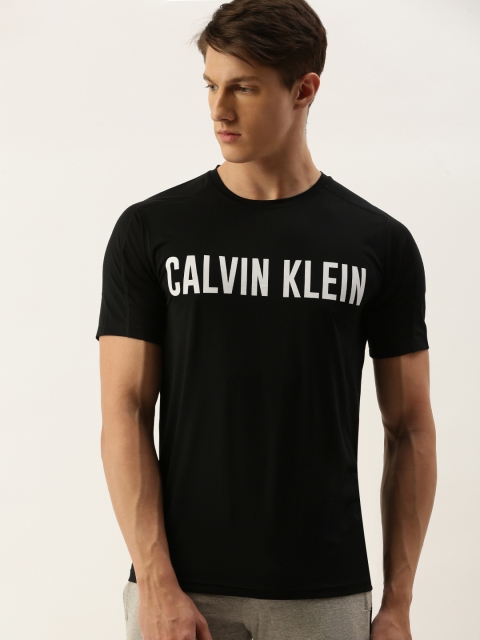 

Calvin Klein Jeans Men Black Printed Round Neck T-shirt
