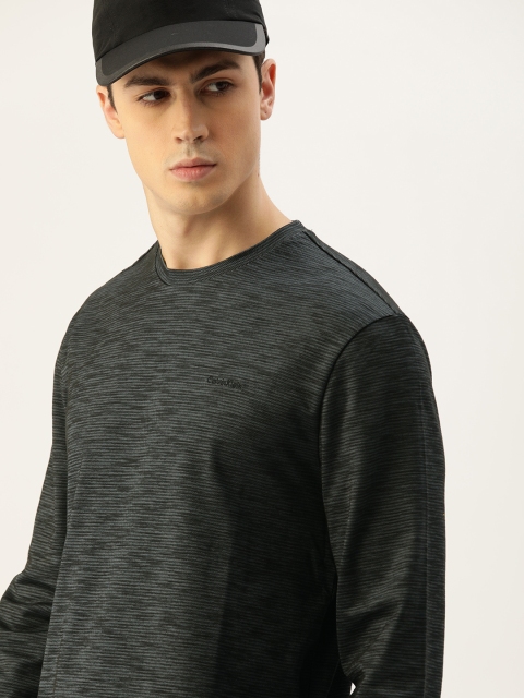 

Calvin Klein Jeans Men Black Solid Round Neck Pure Cotton T-shirt