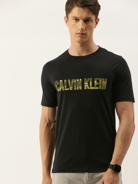 

Calvin Klein Jeans Men Black Printed Round Neck T-shirt