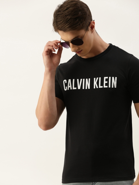 

Calvin Klein Jeans Men Black Printed Round Neck T-shirt