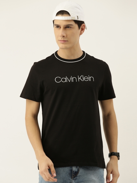 

Calvin Klein Jeans Men Black Printed Round Neck T-shirt
