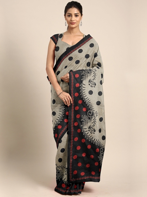 

KALINI Multicoloured Printed Pure Cotton Saree, Multi
