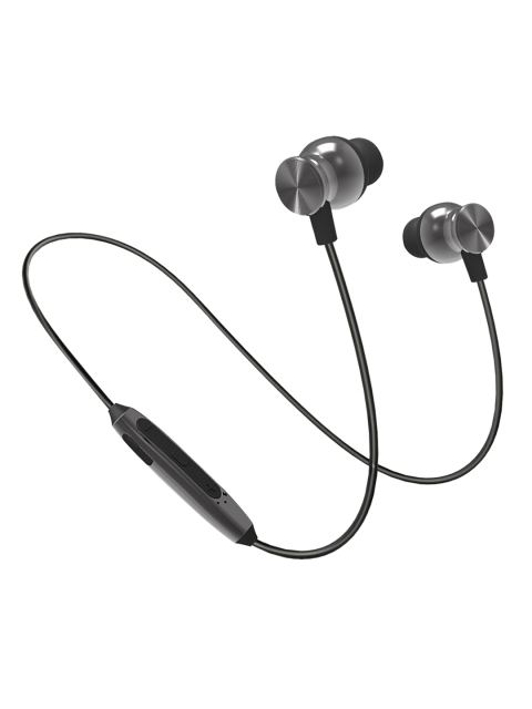 

pTron Grey & Black InTunes Pro Magnetic In-Ear Stereo Sound Wireless Headphones
