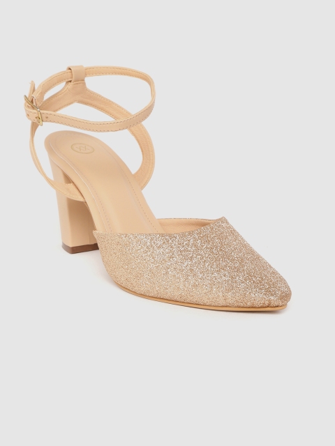 

20Dresses Women Gold-Toned Shimmer Pumps