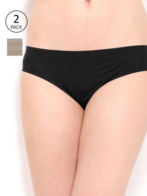 

Amante Women Pack of 2 Seamless Briefs, Black
